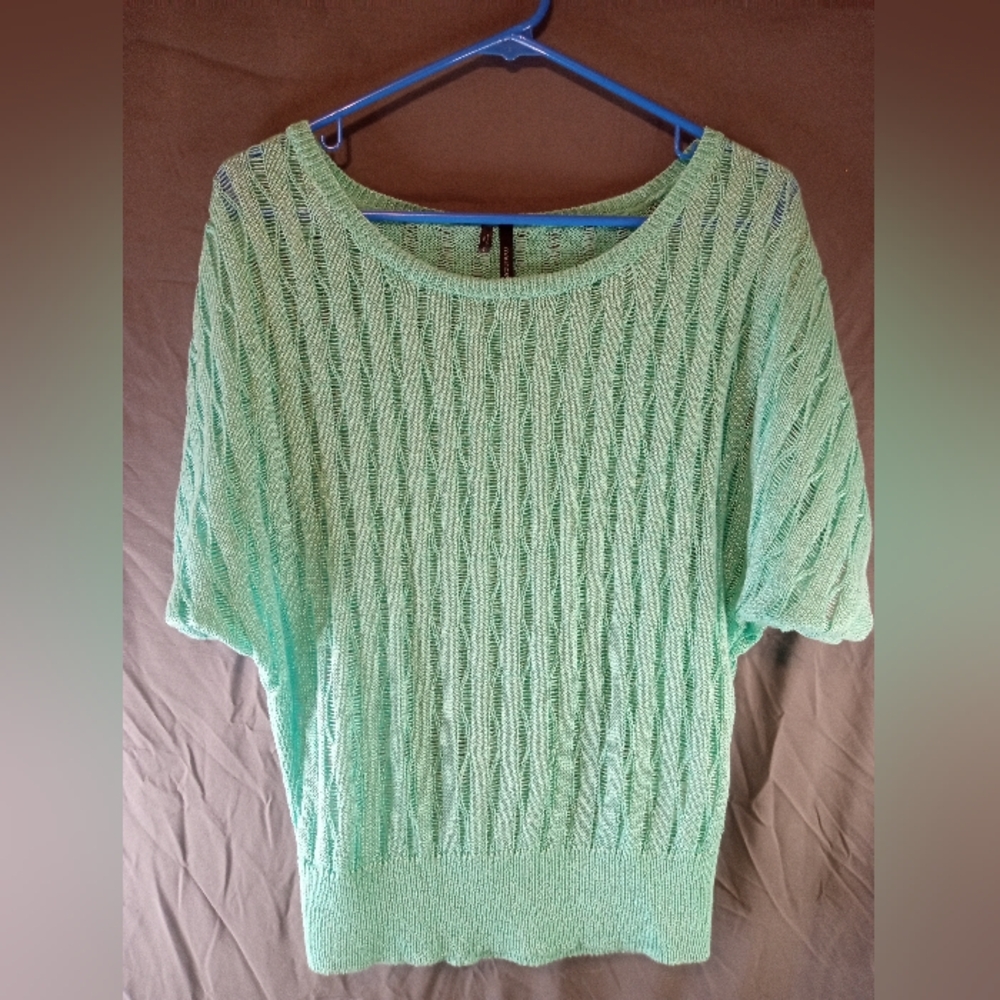 Maurice Mint Green knit Women's Sweater
